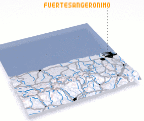 3d view of Fuerte San Geronimo