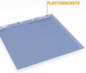 3d view of Playita Machete