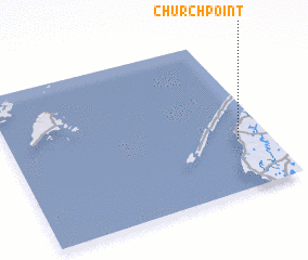 3d view of Church Point