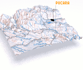 3d view of Pucará