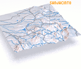 3d view of San Jacinto