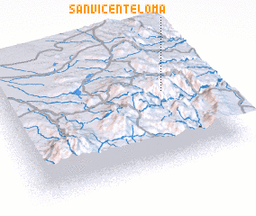 3d view of San Vicenteloma