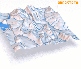 3d view of Angastaco