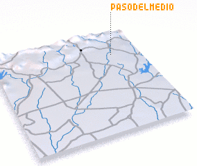 3d view of Paso del Medio