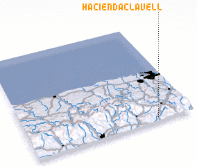 3d view of Hacienda Clavell