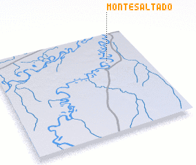 3d view of Monte Saltado