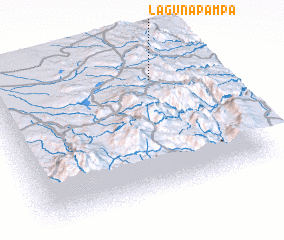 3d view of Lagunapampa