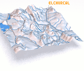 3d view of El Churcal