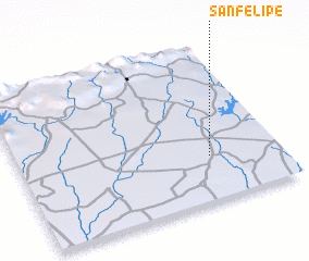 3d view of San Felipe