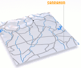 3d view of San Ramón