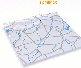 3d view of Las Minas