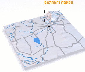 3d view of Pozo del Carril