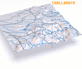 3d view of Challamayo