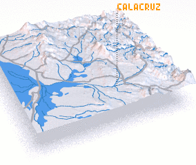 3d view of Cala Cruz