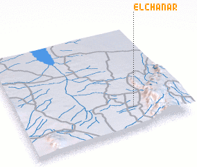 3d view of El Chañar