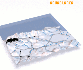 3d view of Agua Blanca