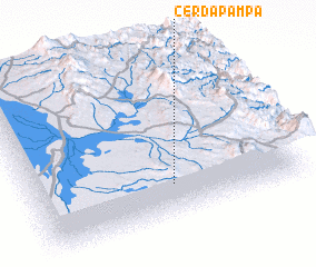 3d view of Cerdapampa