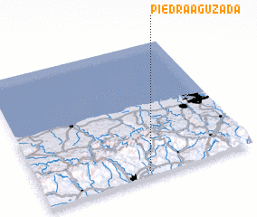 3d view of Piedra Aguzada