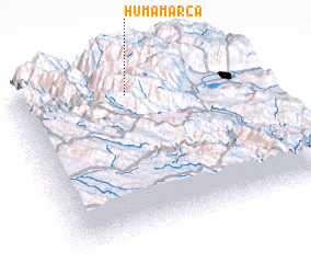 3d view of Humamarca