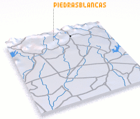 3d view of Piedras Blancas
