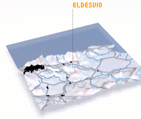 3d view of El Desvio