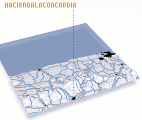 3d view of Hacienda La Concordia
