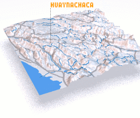 3d view of Huayna Chaca