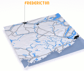 3d view of Fredericton