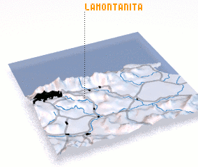 3d view of La Montañita