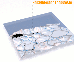 3d view of Hacienda Santa Rosalía