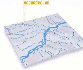 3d view of Médano Pelón