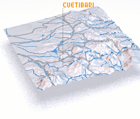 3d view of Cuetibari