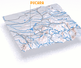 3d view of Pucará