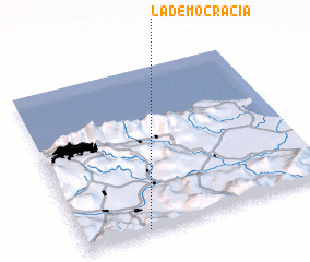 3d view of La Democracia