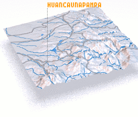 3d view of Huancaunapampa