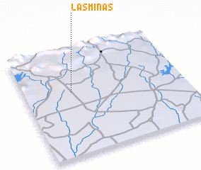 3d view of Las Minas