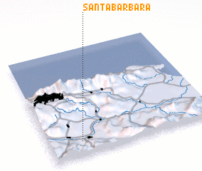 3d view of Santa Bárbara