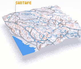 3d view of Santa Fe