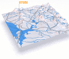 3d view of Uyuni