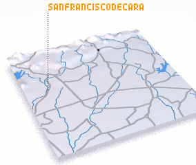 3d view of San Francisco de Cara