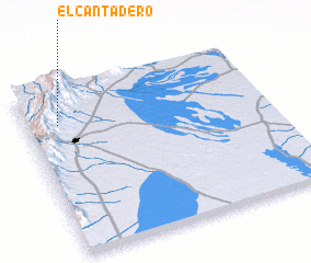 3d view of El Cantadero