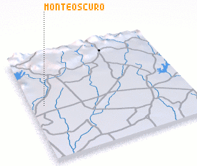 3d view of Monte Oscuro
