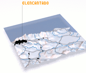 3d view of El Encantado