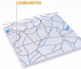 3d view of Las Adjuntas