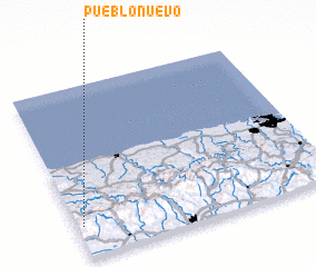 3d view of Pueblo Nuevo