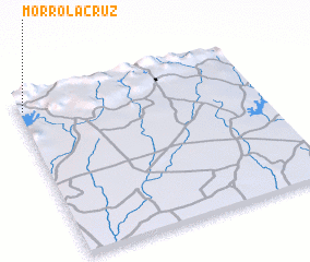 3d view of Morro la Cruz