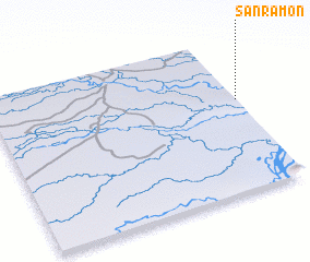 3d view of San Ramón