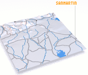 3d view of San Martin