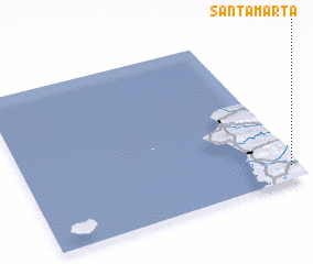 3d view of Santa Marta