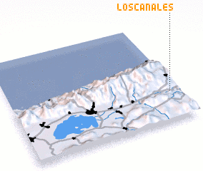 3d view of Los Canales
